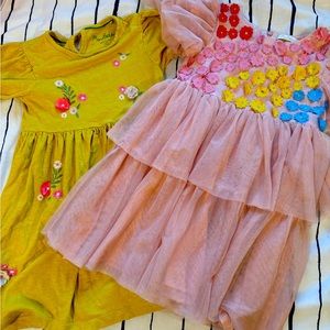 Mini Boden lot of 2 dresses size 5-6y